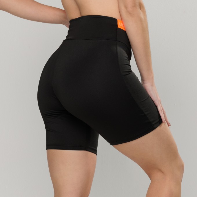 Short Cós Elástico Lidery Laranja