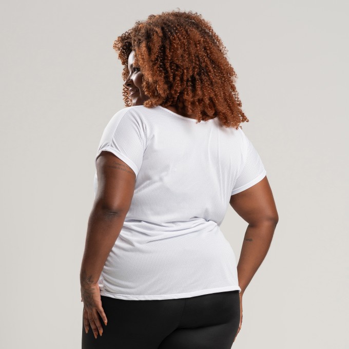Blusinha Dry Plus Size Branco
