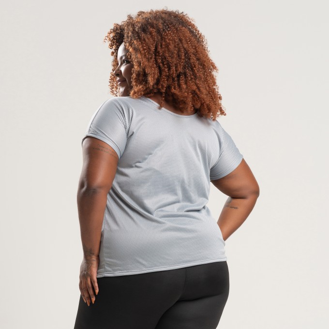 Blusa Dry Plus Size Mescla