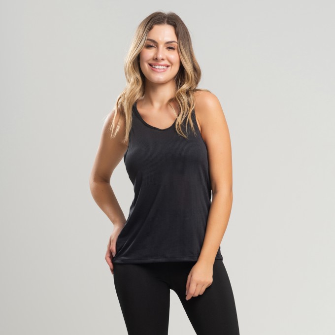 Regata Básica Dry Lisa Preta
