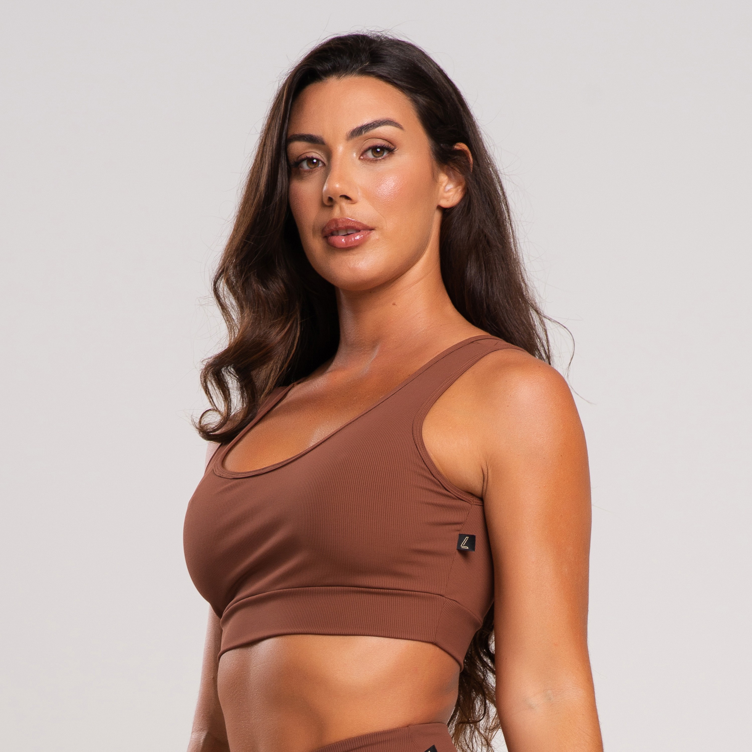 Top Fitness Canelado Poliamida