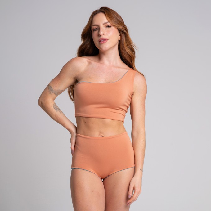 Conjunto Biquíni Hot Pant Dupla Face Sanremo e Cocada