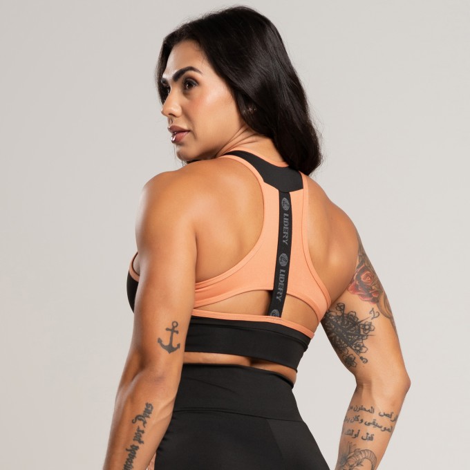 Top Nadador Elástico Personalizado Feminino Fitness - Cocada