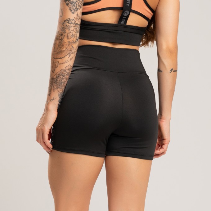 Short Duo Color Feminino Fitness - Cocada