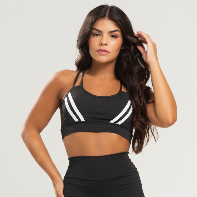 Top Alcinha Com Detalhes Em Chapado Branco
